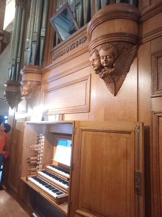 orgue de tribune : partie instrumentale de l'orgue