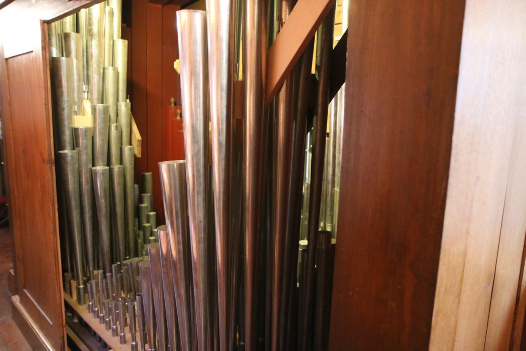 orgue de tribune : partie instrumentale de l'orgue, détail