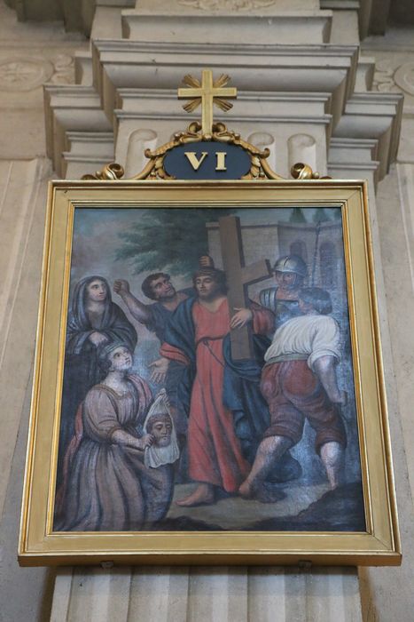 tableau (chemin de croix), détail d’une station