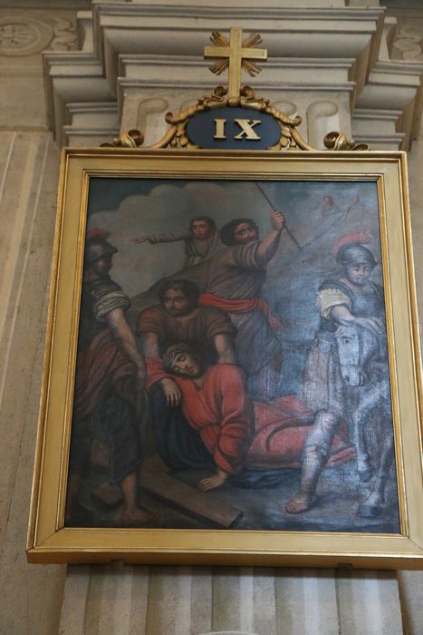 tableau (chemin de croix), détail d’une station