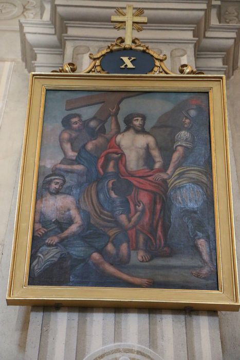tableau (chemin de croix), détail d’une station