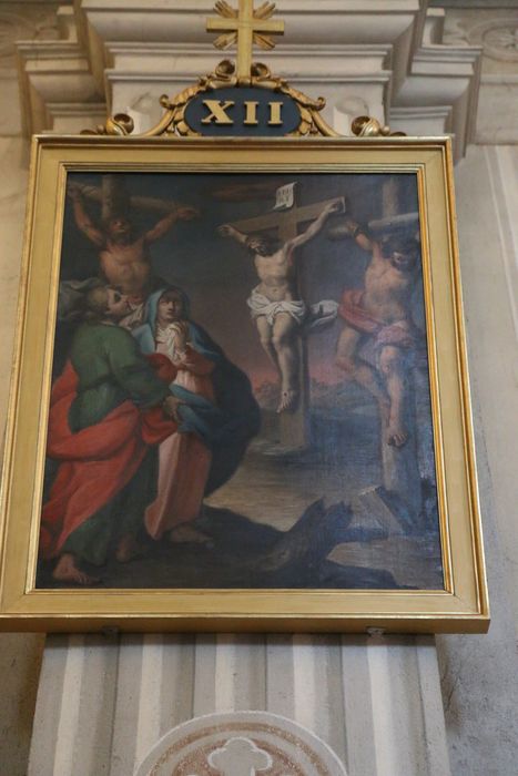 tableau (chemin de croix), détail d’une station