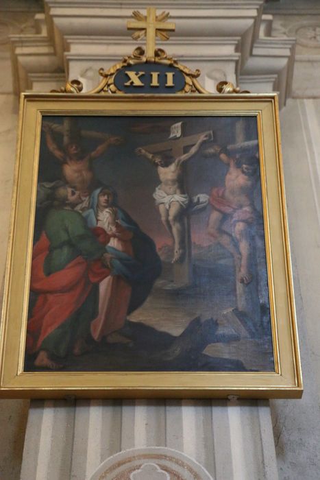 tableau (chemin de croix), détail d’une station
