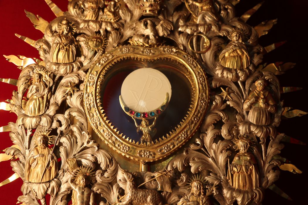ostensoir, détail
