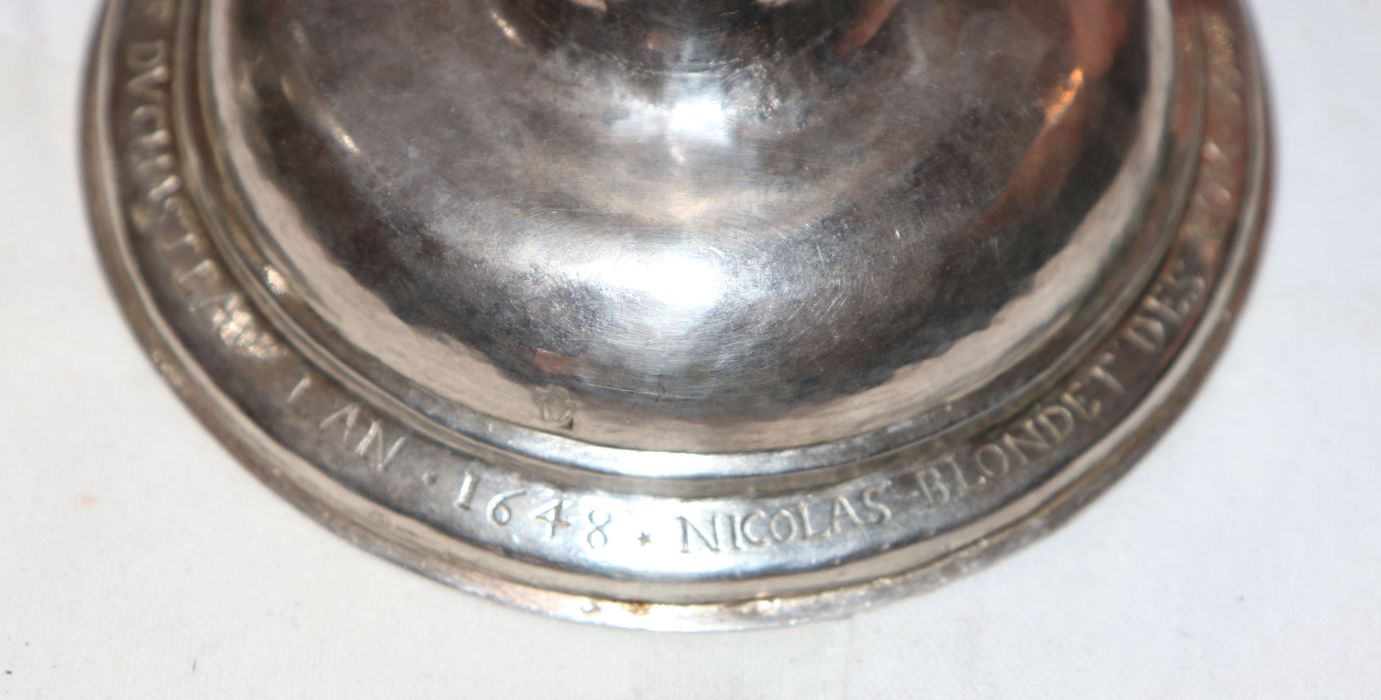 ciboire, détail de l’inscription