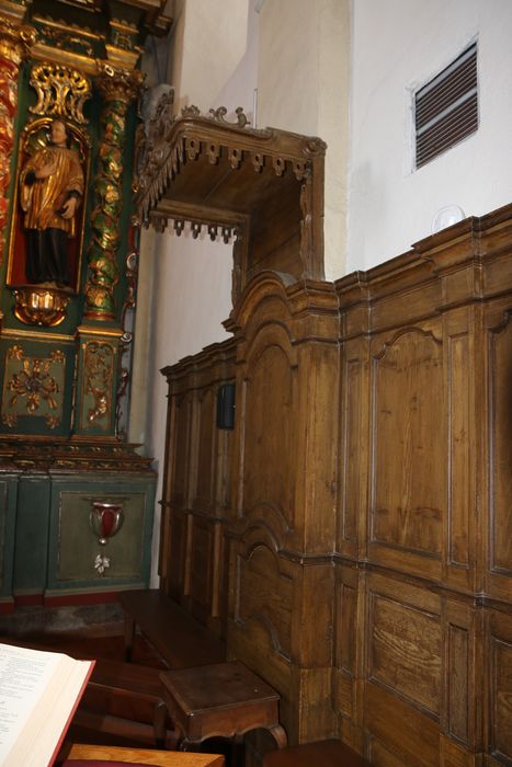 chaire à prêcher (abat-voix)