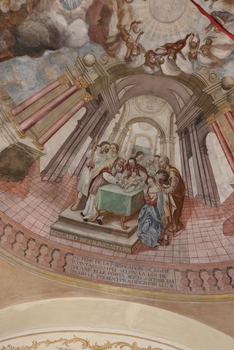 peinture monumentale de la coupole, détail : Circoncision 