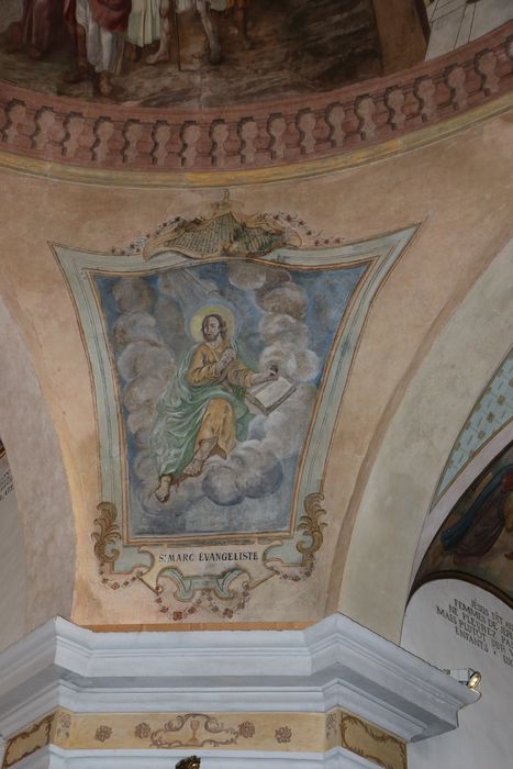 peinture monumentale de la coupole, détail : Saint Marc