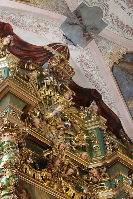 retable du maître-autel, vue partielle