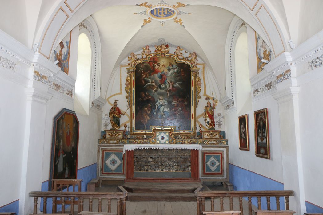 autel, tabernacle, tableau : Assomption de la Vierge