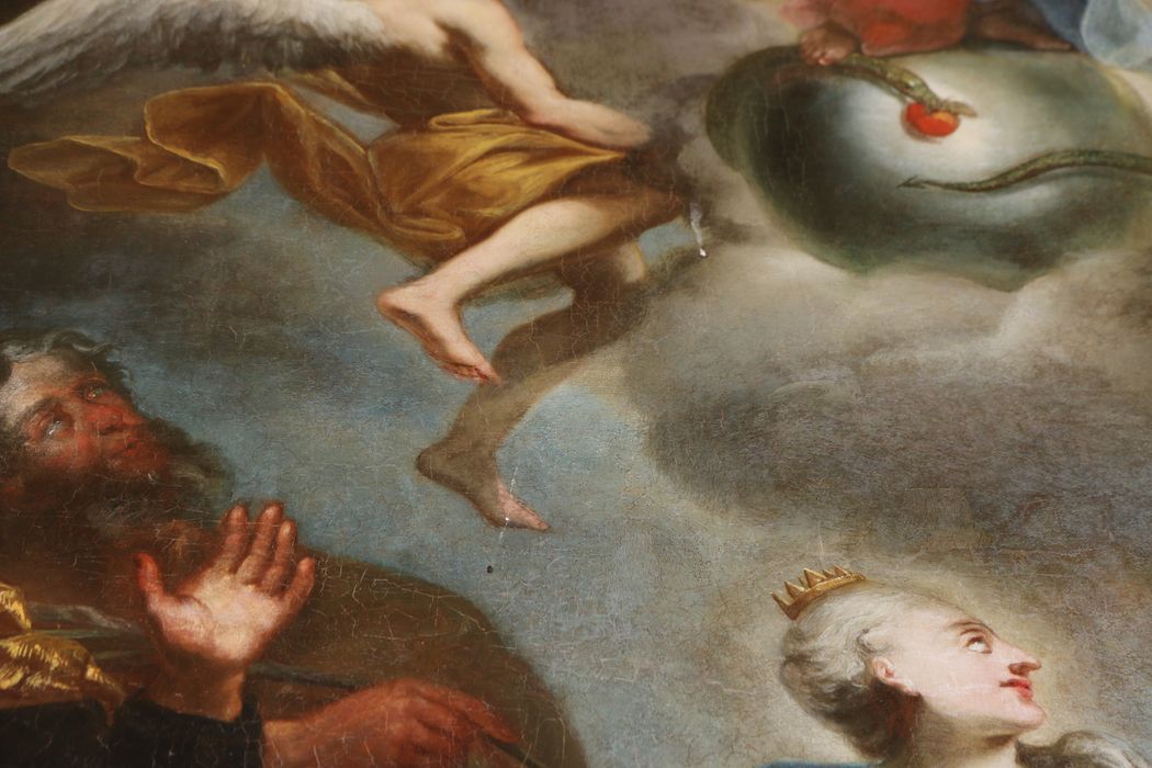 tableau : Assomption de la Vierge, détail