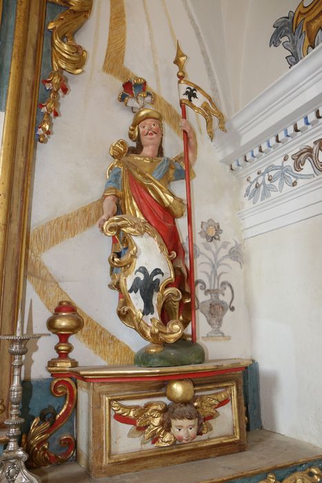 Deux statues : Saint Joseph, Saint Sigismond