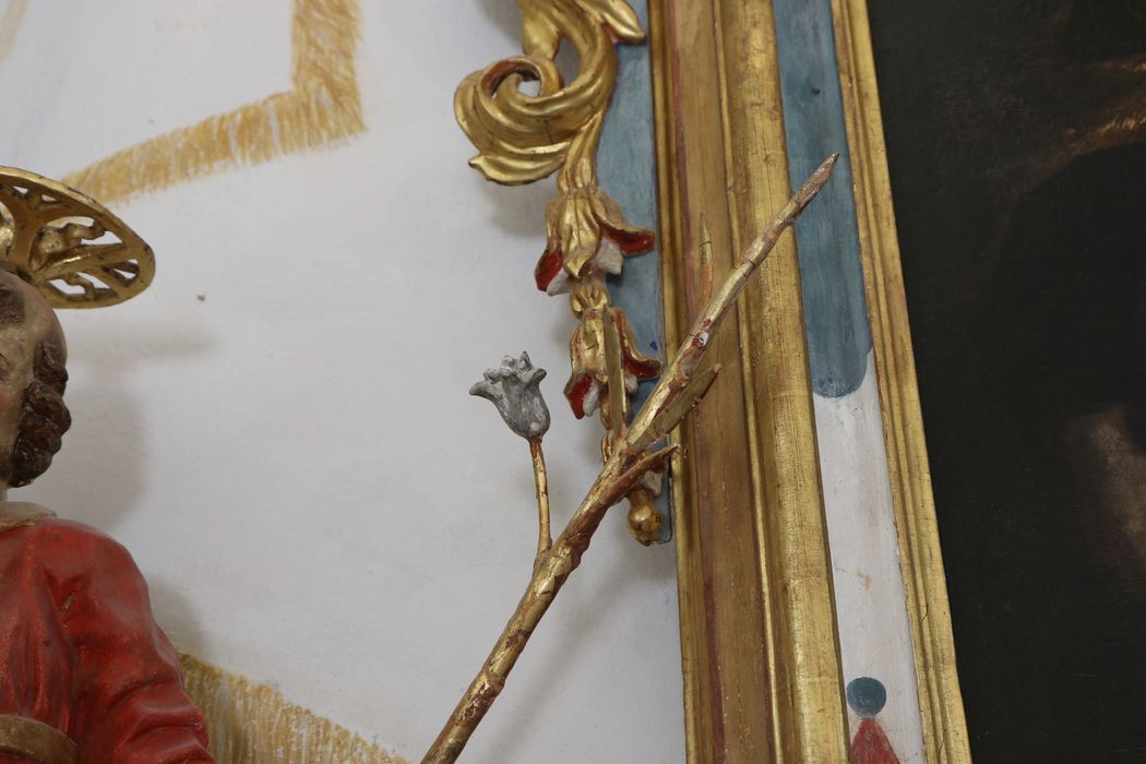 statue : Saint Joseph, détail