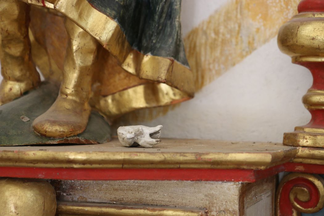 statue : Saint Joseph, détail