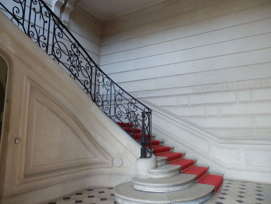 escalier d’honneur, vue partielle