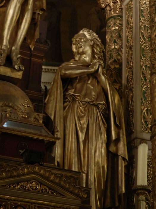 statue : saint Jean, vue partielle