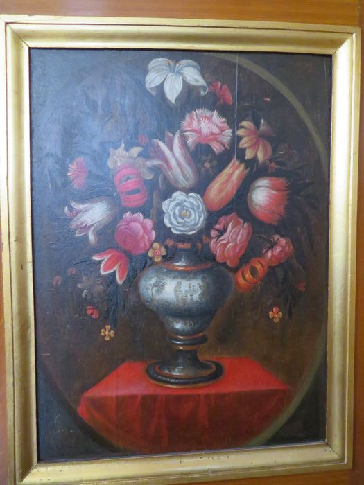 tableau : Couronne de fleurs