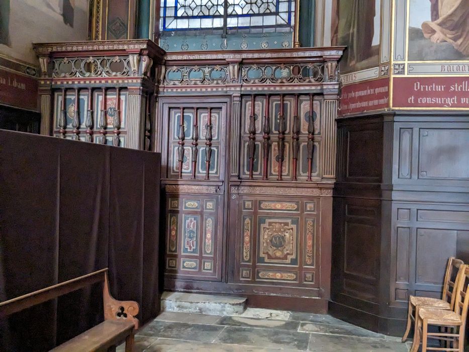 clôture de l'oratoire situé dans la chapelle Sainte-Anne