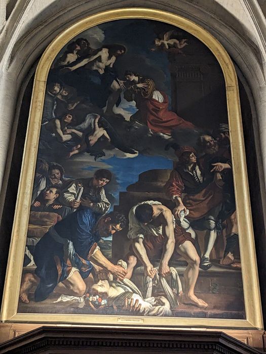 tableau : Le Martyre de sainte Pétronille