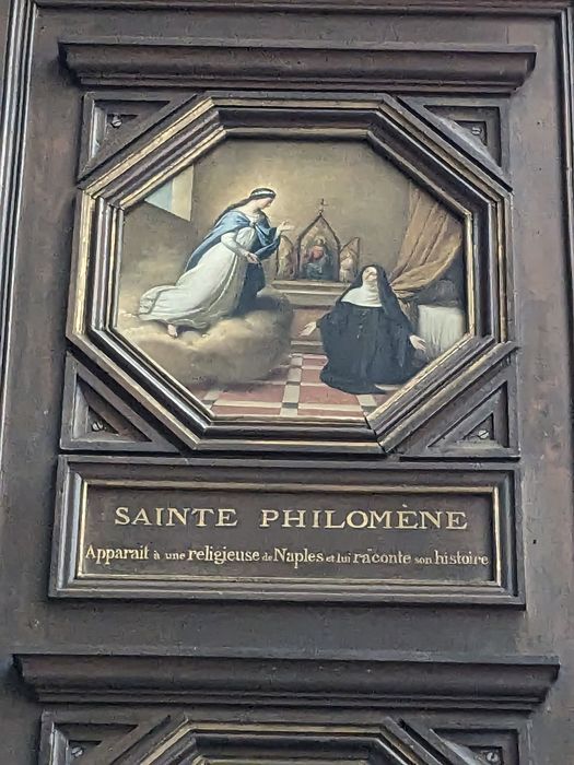 tableau : Sainte Philomène apparaissant à une religieuse de Naples