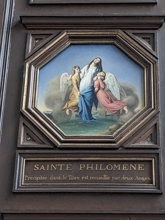 tableau : Sainte Philomène sauvée par les anges