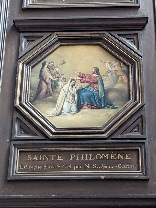 tableau : Sainte Philomène au ciel