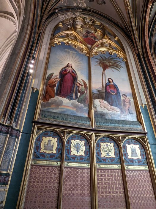 peinture monumentale de la chapelle de la Vierge : L'Assomption