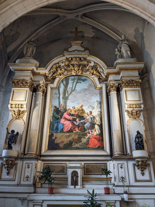 retable de la chapelle des catéchismes, tableau : Christ bénissant les enfants