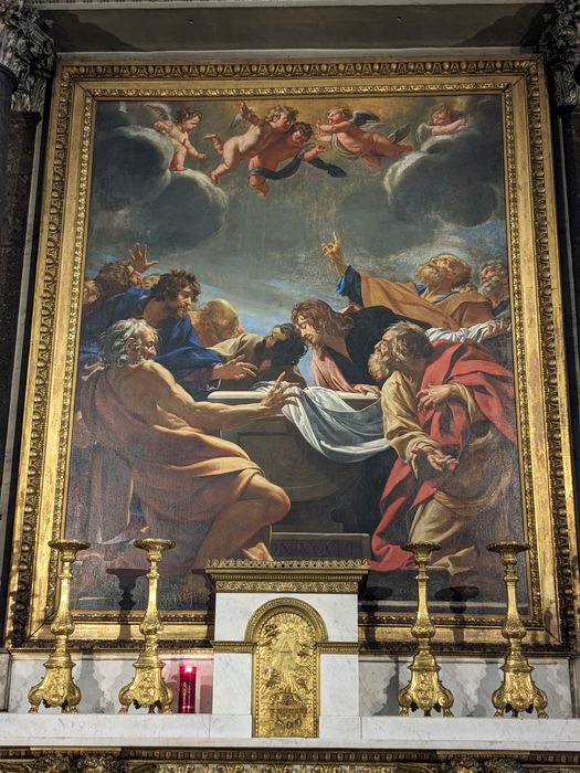 tableau : Les Apôtres au tombeau de la Vierge