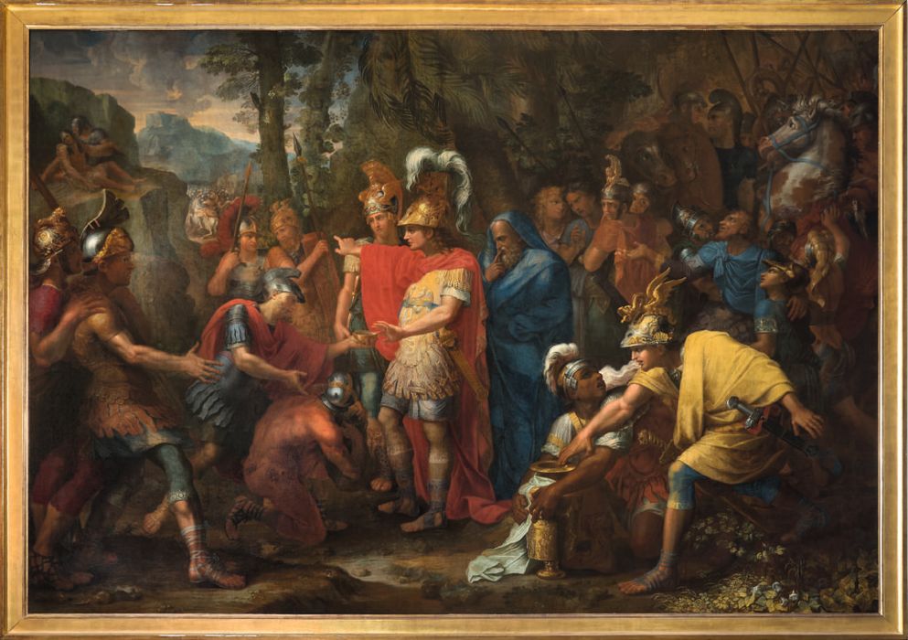 Tableau : Alexandre faisant donner à boire à ses soldats (dit aussi Alexandre refusant l'eau de ses soldats)