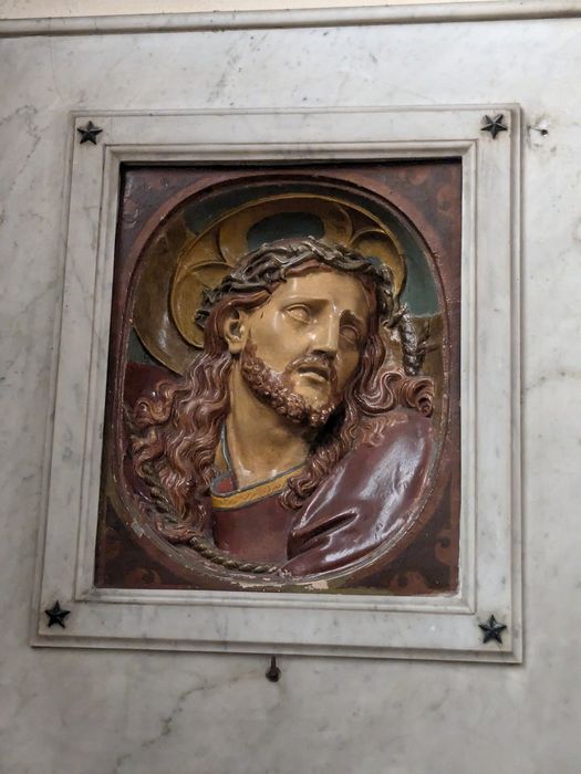 bas-relief : Tête de Christ