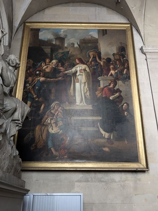 tableau : Sainte Geneviève au siège de Paris