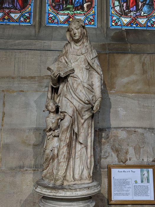 groupe sculpté : Sainte Anne et la Vierge