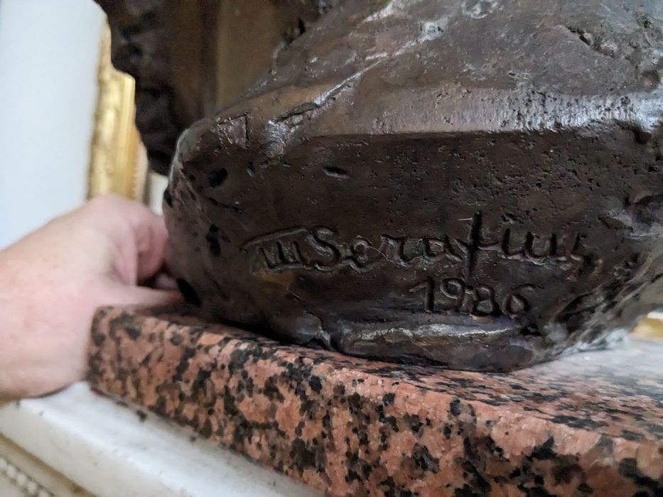 tête : Eugène Guillevic, détail de la signature