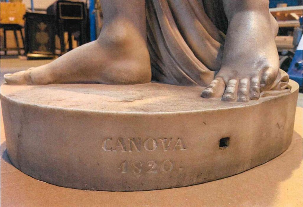 statue : Vénus, détail