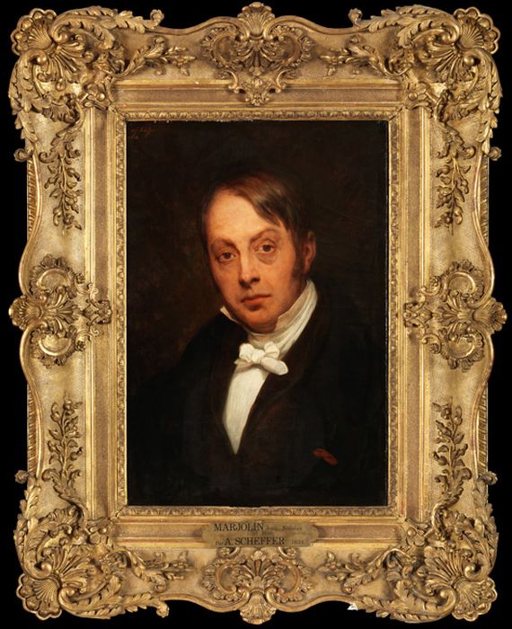 tableau : portrait de Jean Nicolas Marjolin en costume noir