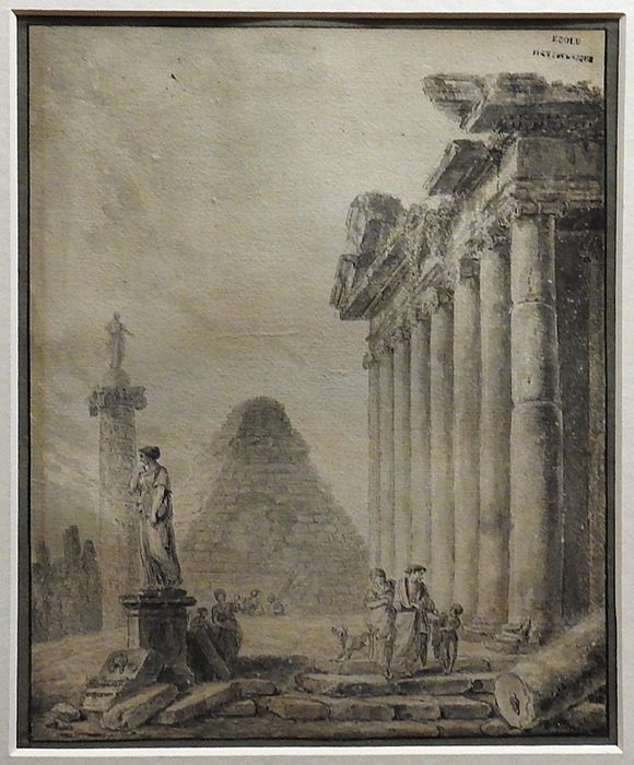 dessin : Le Temple de la Concorde