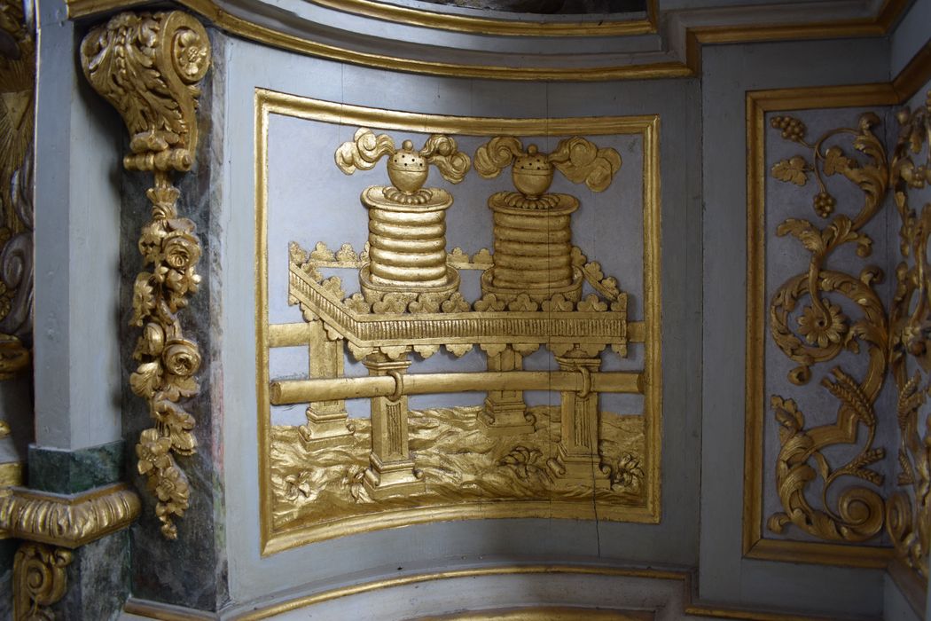 maître-autel, retable, détail