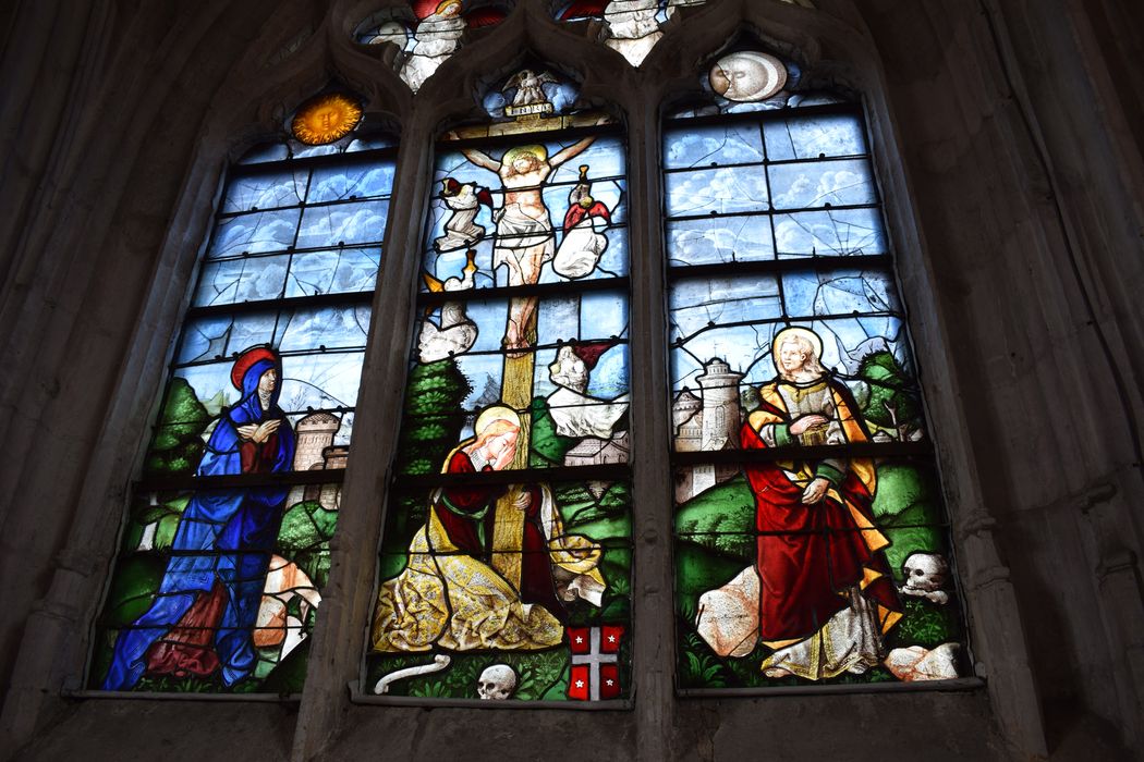 verrière : Crucifixion (baie 0)