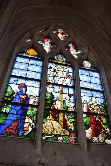 verrière : Crucifixion (baie 0)