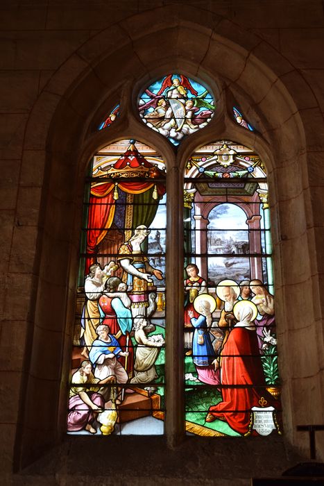 verrière : Présentation de la Vierge au temple
