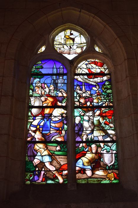 verrière : Conversion de saint Paul (baie 9)
