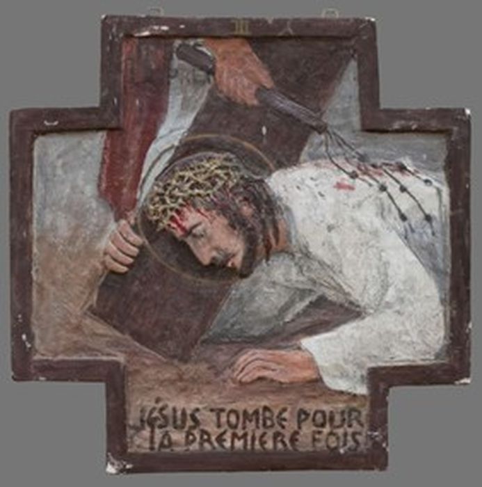 bas-relief (chemin de croix), détail de la station n°3