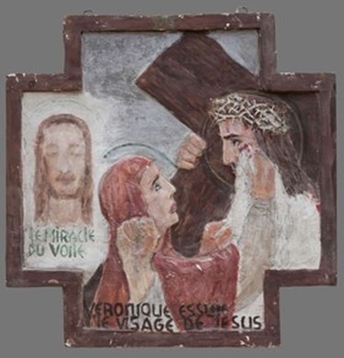 bas-relief (chemin de croix), détail de la station n°6