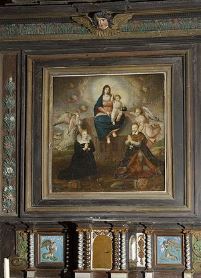 tableau : Notre-Dame de Lorette et donateurs