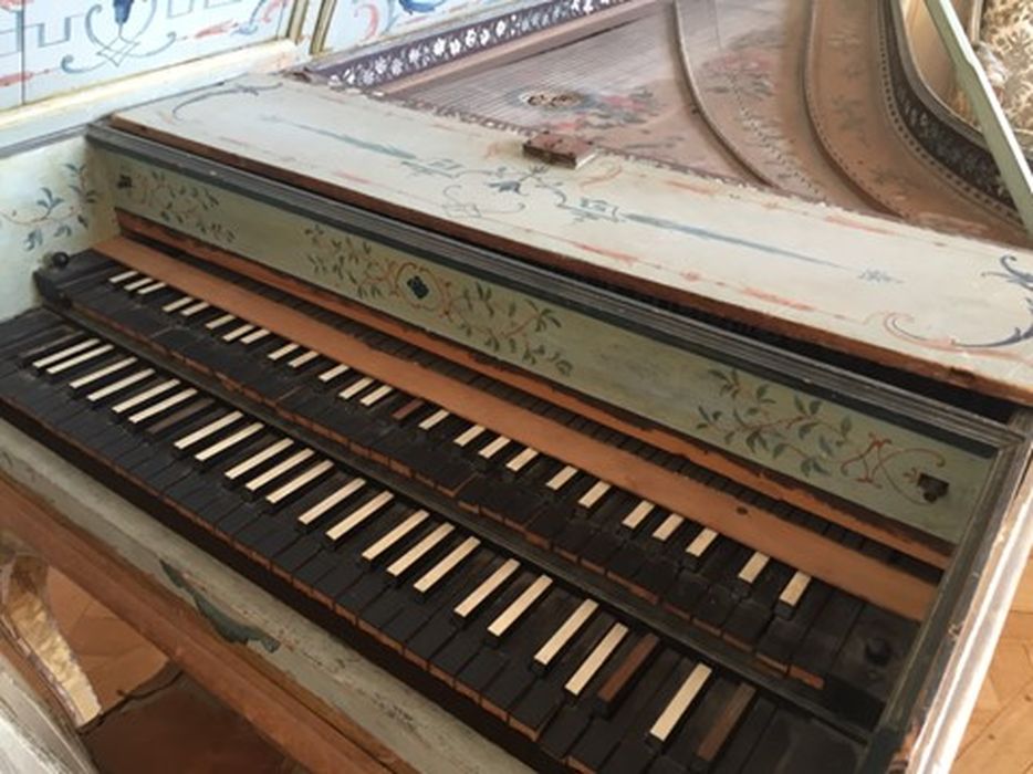 clavecin, les deux claviers