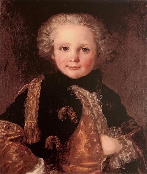 tableau : Portrait d’Alexandre de Baussan enfant