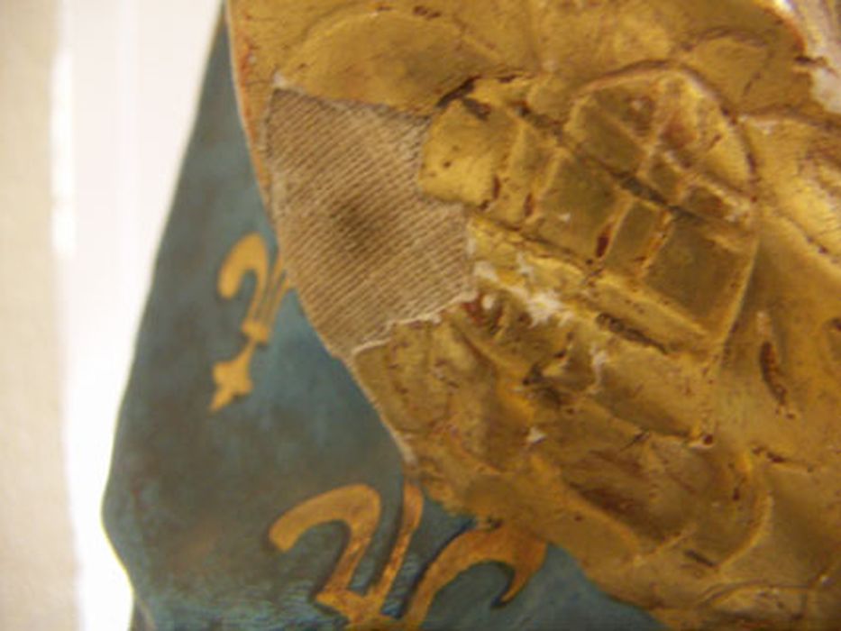 statue : Notre Dame des Grâces, détail - © Ministère de la Culture (France), Conservation des antiquités et des objets d’art des Deux-Sèvres – Tous droits réservés 