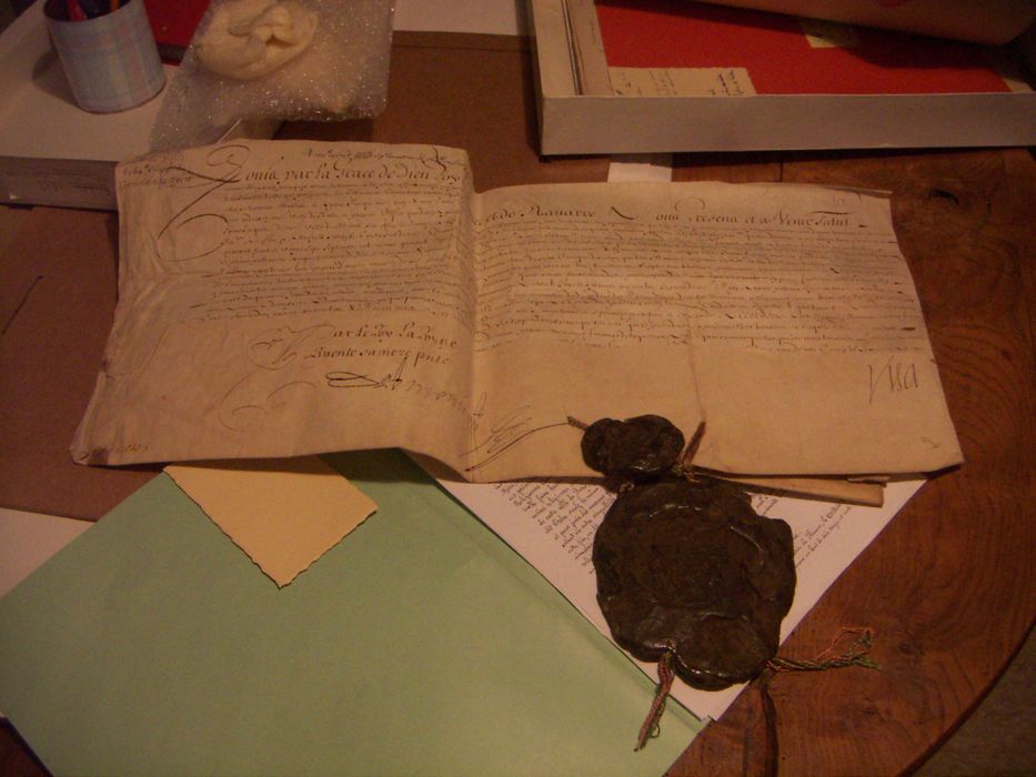 lettre patente autorisant l'implantation d'un carmel à Niort - © Ministère de la Culture (France), Conservation des antiquités et des objets d’art des Deux-Sèvres – Tous droits réservés