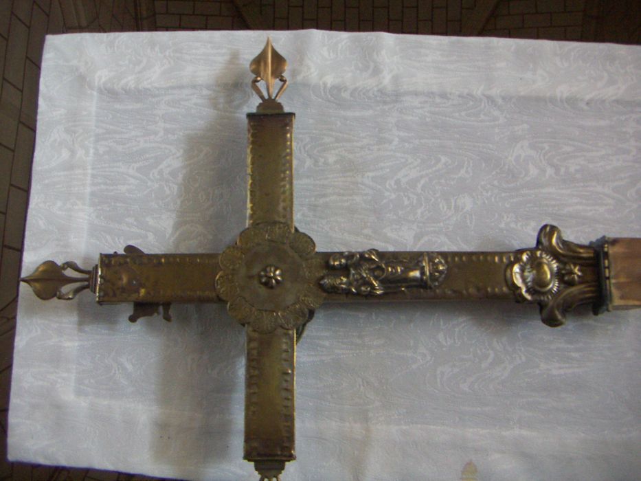 croix de procession, détail